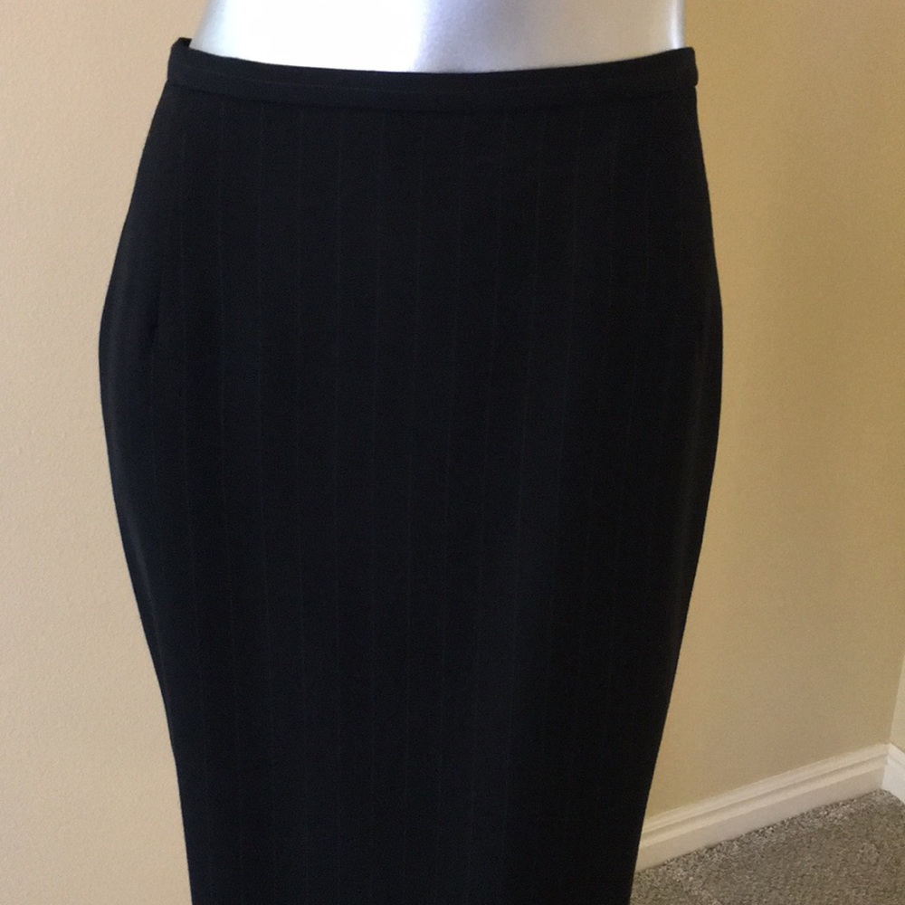 PHILIPPE ADEC | Wool Blend Opera Skirt Pinstripe - Picture 13 of 16